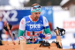 10.12.2023, Hochfilzen, Austria (AUT): Anton Sinapov (BUL) - IBU World Cup Biathlon, relay men, Hochfilzen (AUT). www.nordicfocus.com. © Manzoni/NordicFocus. Every downloaded picture is fee-liable.