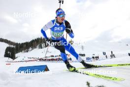 10.12.2023, Hochfilzen, Austria (AUT): Raido Raenkel (EST) - IBU World Cup Biathlon, relay men, Hochfilzen (AUT). www.nordicfocus.com. © Manzoni/NordicFocus. Every downloaded picture is fee-liable.