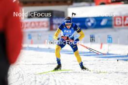 10.12.2023, Hochfilzen, Austria (AUT): Martin Ponsiluoma (SWE) - IBU World Cup Biathlon, relay men, Hochfilzen (AUT). www.nordicfocus.com. © Manzoni/NordicFocus. Every downloaded picture is fee-liable.