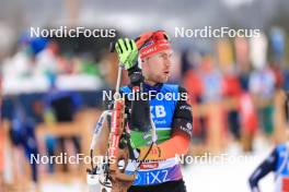 10.12.2023, Hochfilzen, Austria (AUT): Johannes Kuehn (GER) - IBU World Cup Biathlon, relay men, Hochfilzen (AUT). www.nordicfocus.com. © Manzoni/NordicFocus. Every downloaded picture is fee-liable.