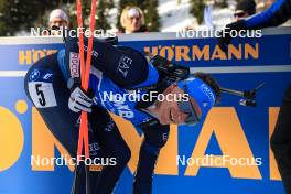 10.12.2023, Hochfilzen, Austria (AUT): Lukas Hofer (ITA) - IBU World Cup Biathlon, relay men, Hochfilzen (AUT). www.nordicfocus.com. © Manzoni/NordicFocus. Every downloaded picture is fee-liable.