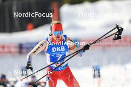 10.12.2023, Hochfilzen, Austria (AUT): Gion Stalder (SUI) - IBU World Cup Biathlon, relay men, Hochfilzen (AUT). www.nordicfocus.com. © Manzoni/NordicFocus. Every downloaded picture is fee-liable.