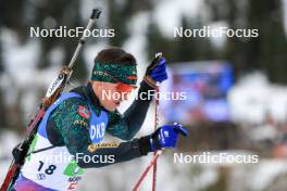 10.12.2023, Hochfilzen, Austria (AUT): Vytautas Strolia (LTU) - IBU World Cup Biathlon, relay men, Hochfilzen (AUT). www.nordicfocus.com. © Manzoni/NordicFocus. Every downloaded picture is fee-liable.