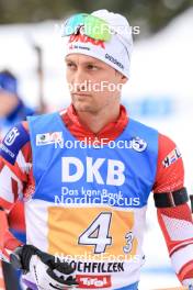 10.12.2023, Hochfilzen, Austria (AUT): Felix Leitner (AUT) - IBU World Cup Biathlon, relay men, Hochfilzen (AUT). www.nordicfocus.com. © Manzoni/NordicFocus. Every downloaded picture is fee-liable.