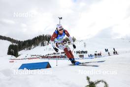 10.12.2023, Hochfilzen, Austria (AUT): Renars Birkentals (LAT) - IBU World Cup Biathlon, relay men, Hochfilzen (AUT). www.nordicfocus.com. © Manzoni/NordicFocus. Every downloaded picture is fee-liable.