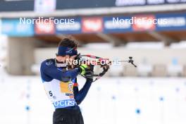 10.12.2023, Hochfilzen, Austria (AUT): Tommaso Giacomel (ITA) - IBU World Cup Biathlon, relay men, Hochfilzen (AUT). www.nordicfocus.com. © Manzoni/NordicFocus. Every downloaded picture is fee-liable.