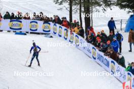 10.12.2023, Hochfilzen, Austria (AUT): Vincent Bonacci (USA) - IBU World Cup Biathlon, relay men, Hochfilzen (AUT). www.nordicfocus.com. © Manzoni/NordicFocus. Every downloaded picture is fee-liable.