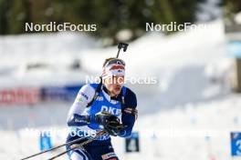 10.12.2023, Hochfilzen, Austria (AUT): Joni Mustonen (FIN) - IBU World Cup Biathlon, relay men, Hochfilzen (AUT). www.nordicfocus.com. © Manzoni/NordicFocus. Every downloaded picture is fee-liable.