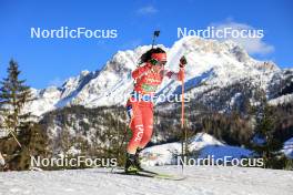10.12.2023, Hochfilzen, Austria (AUT): Anna Maka (POL) - IBU World Cup Biathlon, relay women, Hochfilzen (AUT). www.nordicfocus.com. © Manzoni/NordicFocus. Every downloaded picture is fee-liable.