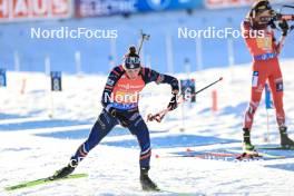 10.12.2023, Hochfilzen, Austria (AUT): Justine Braisaz-Bouchet (FRA) - IBU World Cup Biathlon, relay women, Hochfilzen (AUT). www.nordicfocus.com. © Manzoni/NordicFocus. Every downloaded picture is fee-liable.
