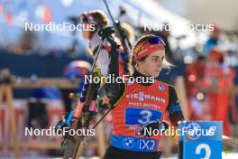 10.12.2023, Hochfilzen, Austria (AUT): Vanessa Voigt (GER) - IBU World Cup Biathlon, relay women, Hochfilzen (AUT). www.nordicfocus.com. © Manzoni/NordicFocus. Every downloaded picture is fee-liable.