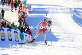 10.12.2023, Hochfilzen, Austria (AUT): Flurina Volken (SUI) - IBU World Cup Biathlon, relay women, Hochfilzen (AUT). www.nordicfocus.com. © Manzoni/NordicFocus. Every downloaded picture is fee-liable.