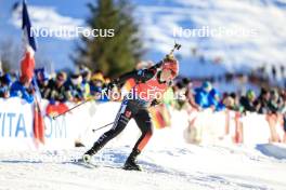 10.12.2023, Hochfilzen, Austria (AUT): Selina Grotian (GER) - IBU World Cup Biathlon, relay women, Hochfilzen (AUT). www.nordicfocus.com. © Manzoni/NordicFocus. Every downloaded picture is fee-liable.