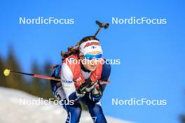 10.12.2023, Hochfilzen, Austria (AUT): Daria Virolainen (FIN) - IBU World Cup Biathlon, relay women, Hochfilzen (AUT). www.nordicfocus.com. © Manzoni/NordicFocus. Every downloaded picture is fee-liable.