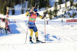 10.12.2023, Hochfilzen, Austria (AUT): Mona Brorsson (SWE) - IBU World Cup Biathlon, relay women, Hochfilzen (AUT). www.nordicfocus.com. © Manzoni/NordicFocus. Every downloaded picture is fee-liable.