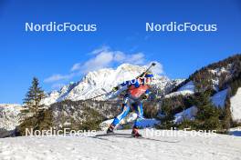 10.12.2023, Hochfilzen, Austria (AUT): Anastasiya Merkushyna (UKR) - IBU World Cup Biathlon, relay women, Hochfilzen (AUT). www.nordicfocus.com. © Manzoni/NordicFocus. Every downloaded picture is fee-liable.