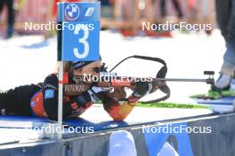 10.12.2023, Hochfilzen, Austria (AUT): Sophia Schneider (GER) - IBU World Cup Biathlon, relay women, Hochfilzen (AUT). www.nordicfocus.com. © Manzoni/NordicFocus. Every downloaded picture is fee-liable.