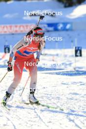 10.12.2023, Hochfilzen, Austria (AUT): Lena Haecki-Gross (SUI) - IBU World Cup Biathlon, relay women, Hochfilzen (AUT). www.nordicfocus.com. © Manzoni/NordicFocus. Every downloaded picture is fee-liable.