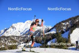 10.12.2023, Hochfilzen, Austria (AUT): Janina Hettich-Walz (GER) - IBU World Cup Biathlon, relay women, Hochfilzen (AUT). www.nordicfocus.com. © Manzoni/NordicFocus. Every downloaded picture is fee-liable.