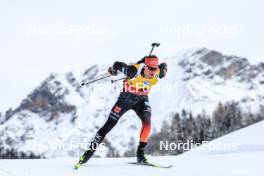 08.12.2023, Hochfilzen, Austria (AUT): Philipp Nawrath (GER) - IBU World Cup Biathlon, sprint men, Hochfilzen (AUT). www.nordicfocus.com. © Manzoni/NordicFocus. Every downloaded picture is fee-liable.