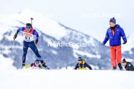 08.12.2023, Hochfilzen, Austria (AUT): Jake Brown (USA) - IBU World Cup Biathlon, sprint men, Hochfilzen (AUT). www.nordicfocus.com. © Manzoni/NordicFocus. Every downloaded picture is fee-liable.