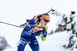 08.12.2023, Hochfilzen, Austria (AUT): Anton Vidmar (SLO) - IBU World Cup Biathlon, sprint men, Hochfilzen (AUT). www.nordicfocus.com. © Manzoni/NordicFocus. Every downloaded picture is fee-liable.