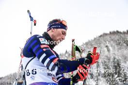 08.12.2023, Hochfilzen, Austria (AUT): Emilien Claude (FRA) - IBU World Cup Biathlon, sprint men, Hochfilzen (AUT). www.nordicfocus.com. © Manzoni/NordicFocus. Every downloaded picture is fee-liable.