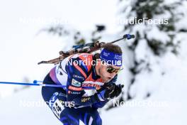 08.12.2023, Hochfilzen, Austria (AUT): Antonin Guigonnat (FRA) - IBU World Cup Biathlon, sprint men, Hochfilzen (AUT). www.nordicfocus.com. © Manzoni/NordicFocus. Every downloaded picture is fee-liable.