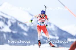 08.12.2023, Hochfilzen, Austria (AUT): Jeremy Finello (SUI) - IBU World Cup Biathlon, sprint men, Hochfilzen (AUT). www.nordicfocus.com. © Manzoni/NordicFocus. Every downloaded picture is fee-liable.