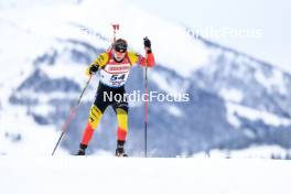 08.12.2023, Hochfilzen, Austria (AUT): Florent Claude (BEL) - IBU World Cup Biathlon, sprint men, Hochfilzen (AUT). www.nordicfocus.com. © Manzoni/NordicFocus. Every downloaded picture is fee-liable.