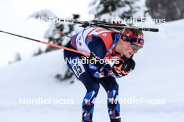08.12.2023, Hochfilzen, Austria (AUT): Endre Stroemsheim (NOR) - IBU World Cup Biathlon, sprint men, Hochfilzen (AUT). www.nordicfocus.com. © Manzoni/NordicFocus. Every downloaded picture is fee-liable.