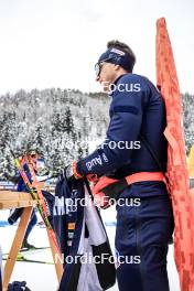 08.12.2023, Hochfilzen, Austria (AUT): Didier Bionaz (ITA) - IBU World Cup Biathlon, sprint men, Hochfilzen (AUT). www.nordicfocus.com. © Manzoni/NordicFocus. Every downloaded picture is fee-liable.