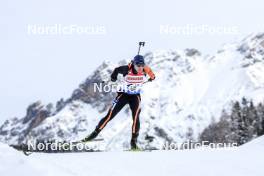 08.12.2023, Hochfilzen, Austria (AUT): Pavel Magazeev (MDA) - IBU World Cup Biathlon, sprint men, Hochfilzen (AUT). www.nordicfocus.com. © Manzoni/NordicFocus. Every downloaded picture is fee-liable.