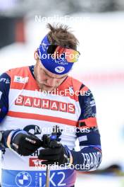 08.12.2023, Hochfilzen, Austria (AUT): Antonin Guigonnat (FRA) - IBU World Cup Biathlon, sprint men, Hochfilzen (AUT). www.nordicfocus.com. © Manzoni/NordicFocus. Every downloaded picture is fee-liable.