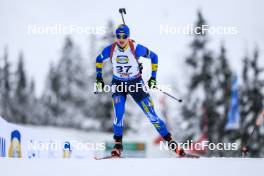 08.12.2023, Hochfilzen, Austria (AUT): Anna Kryvonos (UKR) - IBU World Cup Biathlon, sprint women, Hochfilzen (AUT). www.nordicfocus.com. © Manzoni/NordicFocus. Every downloaded picture is fee-liable.
