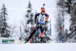 08.12.2023, Hochfilzen, Austria (AUT): Selina Grotian (GER) - IBU World Cup Biathlon, sprint women, Hochfilzen (AUT). www.nordicfocus.com. © Manzoni/NordicFocus. Every downloaded picture is fee-liable.