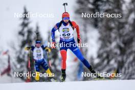 08.12.2023, Hochfilzen, Austria (AUT): Maria Remenova (SVK) - IBU World Cup Biathlon, sprint women, Hochfilzen (AUT). www.nordicfocus.com. © Manzoni/NordicFocus. Every downloaded picture is fee-liable.