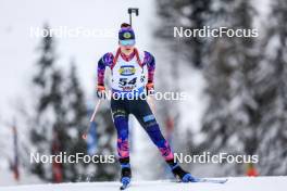 08.12.2023, Hochfilzen, Austria (AUT): Arina Kryukova (KAZ) - IBU World Cup Biathlon, sprint women, Hochfilzen (AUT). www.nordicfocus.com. © Manzoni/NordicFocus. Every downloaded picture is fee-liable.