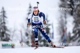 08.12.2023, Hochfilzen, Austria (AUT): Sonja Leinamo (FIN) - IBU World Cup Biathlon, sprint women, Hochfilzen (AUT). www.nordicfocus.com. © Manzoni/NordicFocus. Every downloaded picture is fee-liable.
