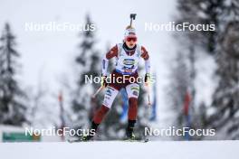 08.12.2023, Hochfilzen, Austria (AUT): Sandra Bulina (LAT) - IBU World Cup Biathlon, sprint women, Hochfilzen (AUT). www.nordicfocus.com. © Manzoni/NordicFocus. Every downloaded picture is fee-liable.