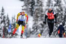 08.12.2023, Hochfilzen, Austria (AUT): Lotte Lie (BEL) - IBU World Cup Biathlon, sprint women, Hochfilzen (AUT). www.nordicfocus.com. © Manzoni/NordicFocus. Every downloaded picture is fee-liable.
