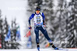 08.12.2023, Hochfilzen, Austria (AUT): Deedra Irwin (USA) - IBU World Cup Biathlon, sprint women, Hochfilzen (AUT). www.nordicfocus.com. © Manzoni/NordicFocus. Every downloaded picture is fee-liable.