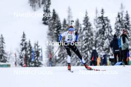 08.12.2023, Hochfilzen, Austria (AUT): Tuuli Tomingas (EST) - IBU World Cup Biathlon, sprint women, Hochfilzen (AUT). www.nordicfocus.com. © Manzoni/NordicFocus. Every downloaded picture is fee-liable.