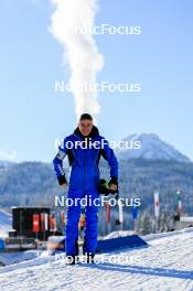 07.12.2023, Hochfilzen, Austria (AUT): Lacho Iliev (BUL), IBU TD - IBU World Cup Biathlon, training, Hochfilzen (AUT). www.nordicfocus.com. © Manzoni/NordicFocus. Every downloaded picture is fee-liable.