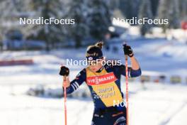 07.12.2023, Hochfilzen, Austria (AUT): Julia Simon (FRA) - IBU World Cup Biathlon, training, Hochfilzen (AUT). www.nordicfocus.com. © Manzoni/NordicFocus. Every downloaded picture is fee-liable.