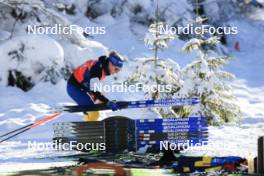 07.12.2023, Hochfilzen, Austria (AUT): Emma Hoeglund (SWE), Team Sweden - IBU World Cup Biathlon, training, Hochfilzen (AUT). www.nordicfocus.com. © Manzoni/NordicFocus. Every downloaded picture is fee-liable.