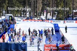 17.12.2023, Lenzerheide, Switzerland (SUI): Feature: Track atmosphere  - IBU World Cup Biathlon, mass women, Lenzerheide (SUI). www.nordicfocus.com. © Manzoni/NordicFocus. Every downloaded picture is fee-liable.