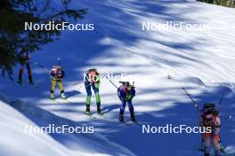 17.12.2023, Lenzerheide, Switzerland (SUI): Anna Magnusson (SWE), Anastasiya Merkushyna (UKR), (l-r) - IBU World Cup Biathlon, mass women, Lenzerheide (SUI). www.nordicfocus.com. © Manzoni/NordicFocus. Every downloaded picture is fee-liable.
