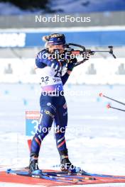 17.12.2023, Lenzerheide, Switzerland (SUI): Sophie Chauveau (FRA) - IBU World Cup Biathlon, mass women, Lenzerheide (SUI). www.nordicfocus.com. © Manzoni/NordicFocus. Every downloaded picture is fee-liable.
