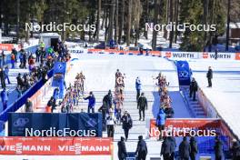 17.12.2023, Lenzerheide, Switzerland (SUI): Feature: Track atmosphere  - IBU World Cup Biathlon, mass women, Lenzerheide (SUI). www.nordicfocus.com. © Manzoni/NordicFocus. Every downloaded picture is fee-liable.